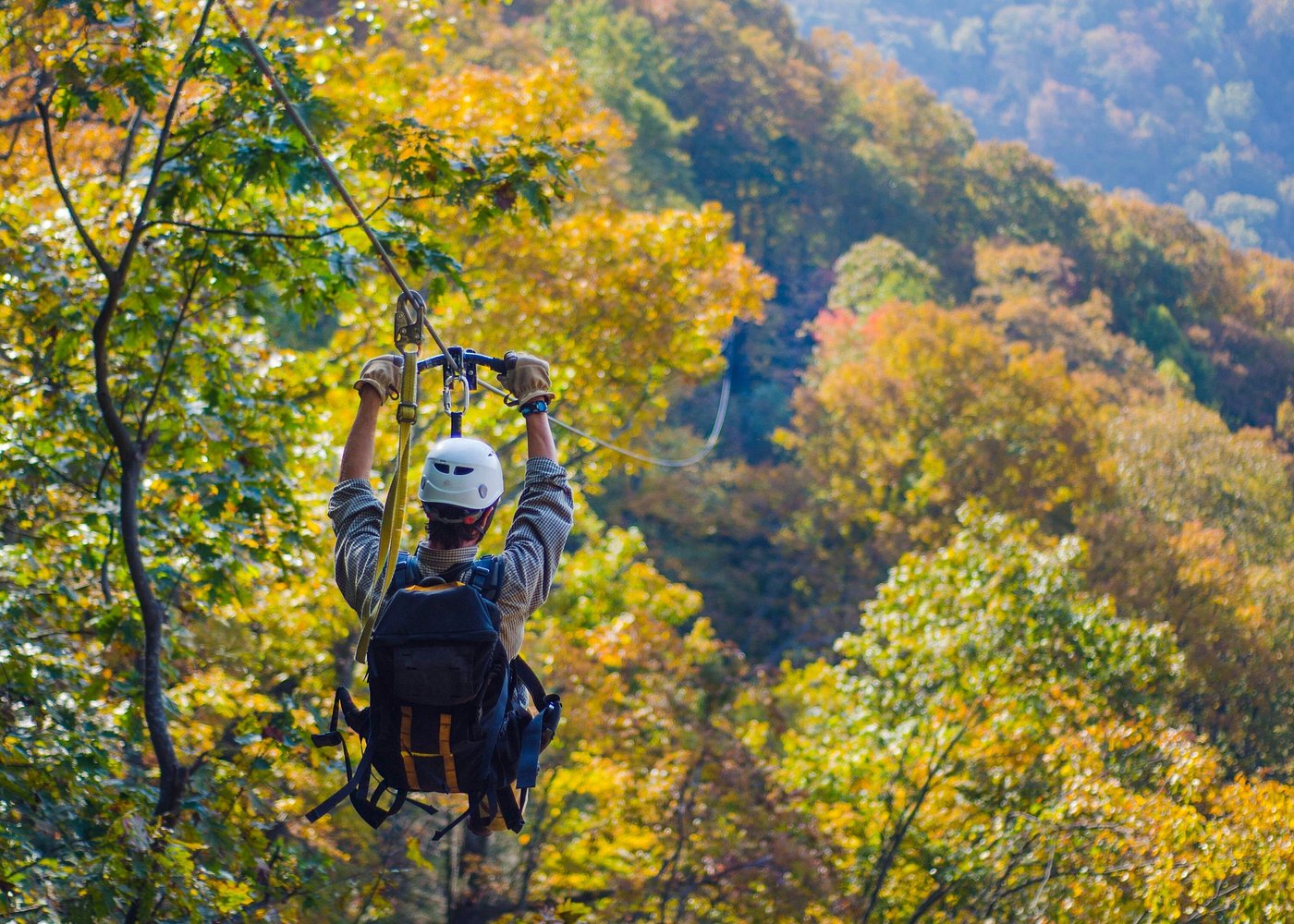 Epic Zipline Canopy Tour - The Gorge Zipline: Saluda, NC